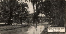 Hershey Park Rustic Bridge Pennsylvania Postcard Postcard