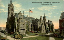 Medical College, University of pennsylvania Postcard