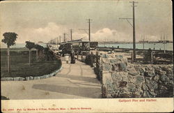 Gulfport Pier And Harbor Postcard