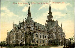 Mary Drexel Home, College Ave. & 21st St Postcard