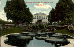 Lily Pond Horticultural Hall, Fairmount Park Philadelphia, PA Postcard Postcard