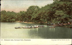 Chamounix Lake, Fairmount Park Philadelphia, PA Postcard Postcard