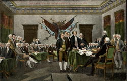 Declaration Of Independence Postcard