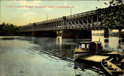 Girard Avenue Bridge, Fairmount Park Postcard