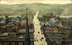 Bird's Eye View From The Top Of The Flag-Staff Of Knoxville Banking An Trust Building Tennessee Postcard Postcard