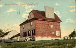 Cannon Ball Farm House Philadelphia, PA Postcard Postcard