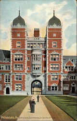 Entrance To Dormitories, University of Pennsylvania Philadelphia, PA Postcard Postcard