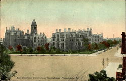 Main Buildings, University of Pennsylvania Postcard