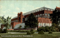 Horticultural Hall, Fairmount Park Postcard