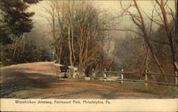 Wissahickon Driveway, Fairmount Park Philadelphia, PA Postcard Postcard