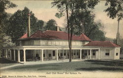 Golf Club House Hot Springs, VA Postcard Postcard