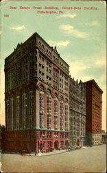 Real Estate Trust Building Postcard