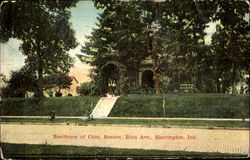 Residence Of Chas. Renner, Etna Ave. Huntington, IN Postcard Postcard