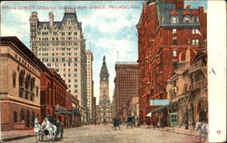 Broad Street Looking North Postcard