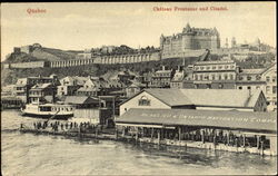 Chateau Frontenac And Citadel Postcard