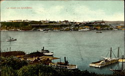 Le Port De Quebec Canada Misc. Canada Postcard Postcard