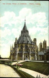 The Library House Of Commons Postcard