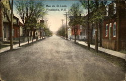 Rue De St. Louis Postcard