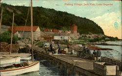 Fishing Village Canada Misc. Canada Postcard Postcard