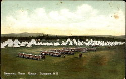 General View Sussex, NB Canada New Brunswick Postcard Postcard