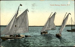 Yacht Racing Halifax, NS Canada Nova Scotia Postcard Postcard