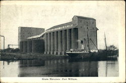 Grain Elevators Fort William Canada Misc. Canada Postcard Postcard