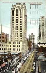 Looking East On King Street, York Street Postcard