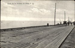 Quai De La Pointe Au Pere Postcard