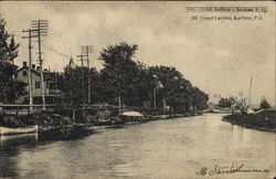 Canal Lachine Postcard