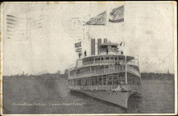 Hudson River Dayline Steamer Robert Fulton Postcard