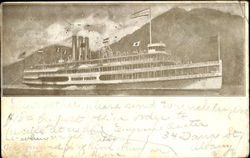 Hudson River Dayline Robert Fulton Boats, Ships Postcard Postcard