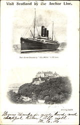 Visit Scotland By The Anchor Line Postcard