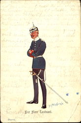 Der Herr Leutnant World War I Postcard Postcard