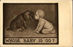 Whose Baby Is Oo? Postcard