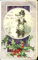 A Happy New Year Postcard