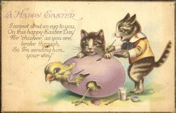 A Happy Easter Postcard