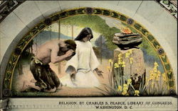 Religion By Charles S. Pearce Library Of Congress Washington, DC Washington DC Postcard Postcard