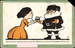 Santa Claus Has Something This Year Postcard Postcard