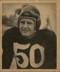 1948 Bowman Football #58 Robert (Bomber) Nussbaumer Washington Redskins Trading Card