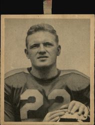 1948 Bowman Football #74 Frank (Boley) Dancewicz Boston Yanks Trading Card Trading Card Trading Card