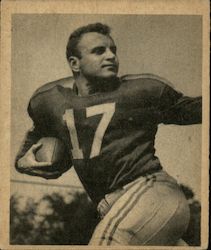 1948 Bowman Football #53 Frank (Monk) Maznicki Boston Yanks Trading Card