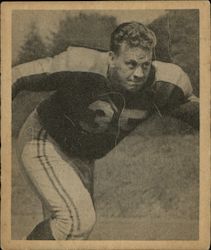 1948 Bowman Football #57 John (Baddy) Badaczewski Boston Yanks Trading Card