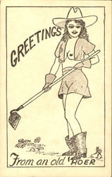 Greetings From An Old Hoer Postcard