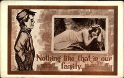 Nothing Like 'that In Our Family Postcard