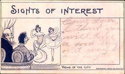 Sights Of Interest Views Of The City Postcard