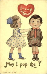 Leap Year May I Pop The? Postcard