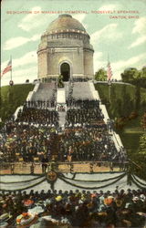 Dedication Of McKinley Memorial Canton, OH Postcard Postcard