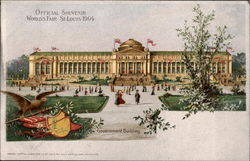 Government Building 1904 St. Louis Worlds Fair Postcard Postcard