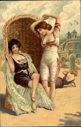 Bathing Beauties Postcard