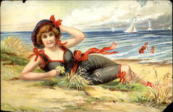 Bathing Beauty Postcard